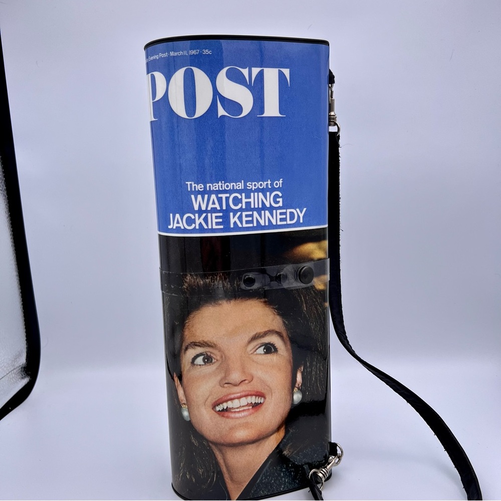 Jackie Kennedy Breeke The Saturday Evening Post Vintage Clutch Handbag Purse